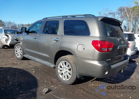 2008 Toyota Sequoia Platinum 5.7L V8 из США, поврежденный, VIN 5TDBY67A18S000570